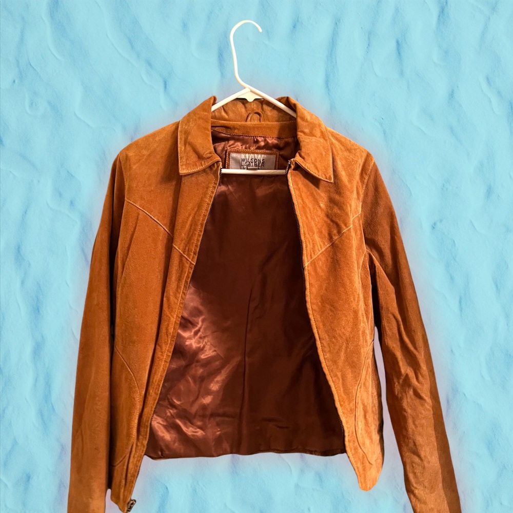 Suede tan coat